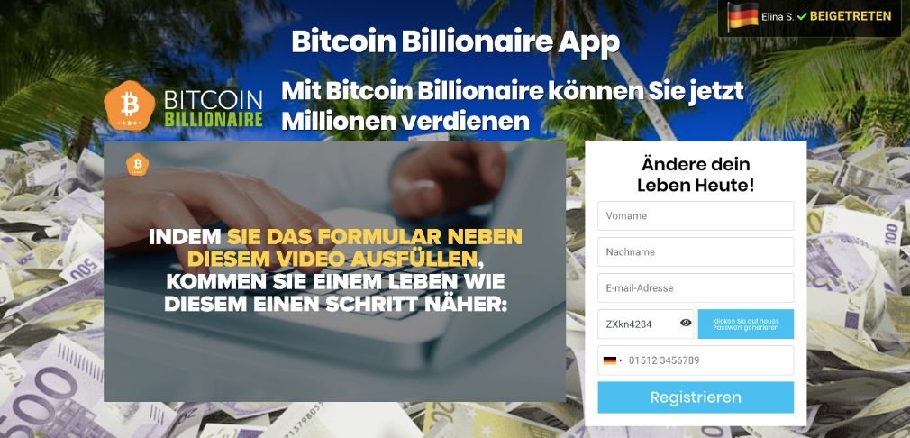 Bitcoin Billionaire experiences and test
